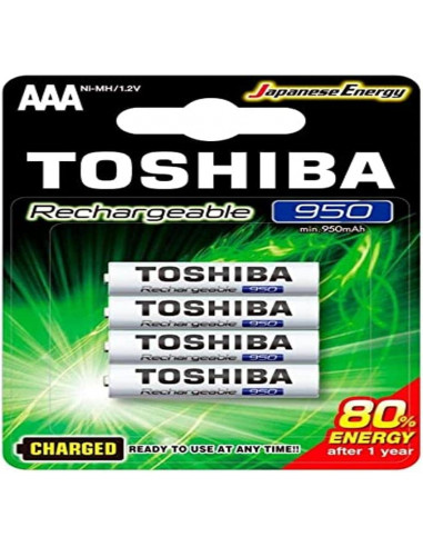 PILAS RECARGABLES TOSHIBA (950mAh)