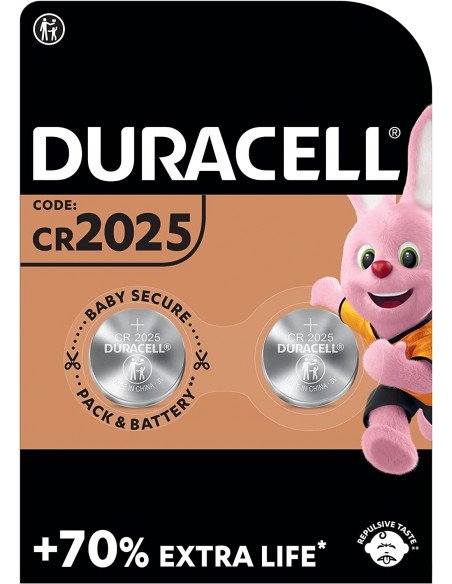 PACK DE 2 PILAS 2025 DURACELL