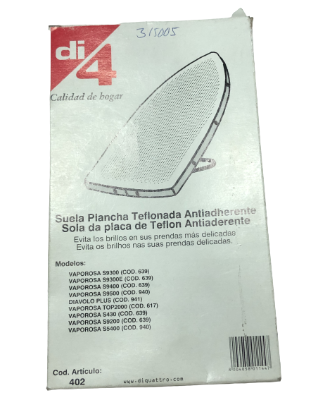 SUELA TEFLON PLANCHA Di4