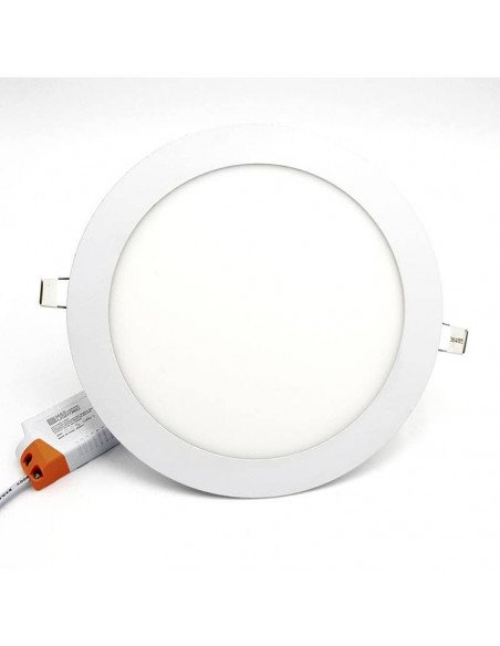 FOCO LED CIRCULAR EMPOTRABLE BLANCO 18W (BLANCA)