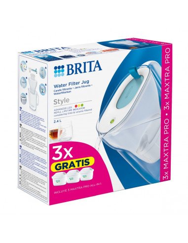 JARRA BRITA BLANCA + 3 FILTROS