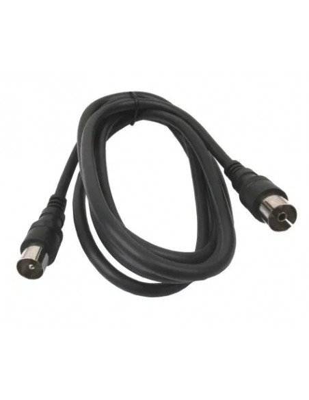 CABLE DE ANTENA NEGRO (1.8m)