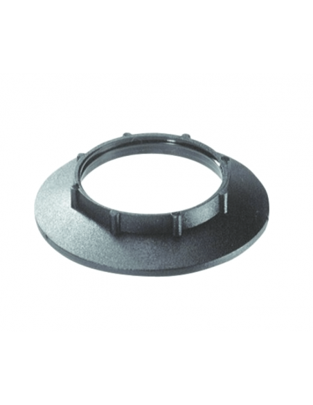 ARANDELA PARA PORTALAMPARAS NEGRO E-14