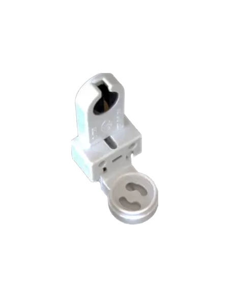PORTALAMPARAS TUBO FLUORESCENTE (G13) + PORTACEBADOR