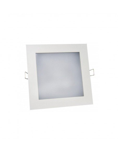 FOCO LED CUADRADO PLATA (18W)