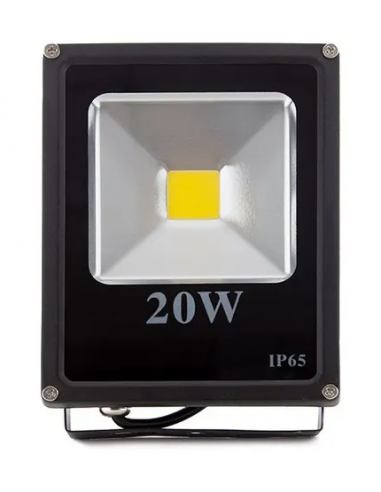 PROYECTOR LED NEGRO 20W