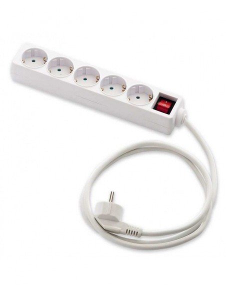 REGLETA ALARGADOR DE 5 TOMAS CON INTERRUPTOR